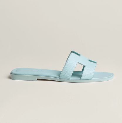 Alma Sandal in Mist Blue