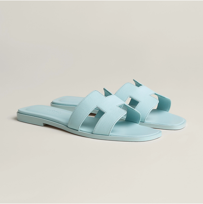 Alma Sandal in Mist Blue
