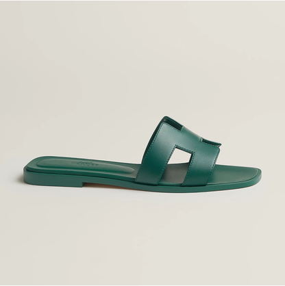 Alma green sandal