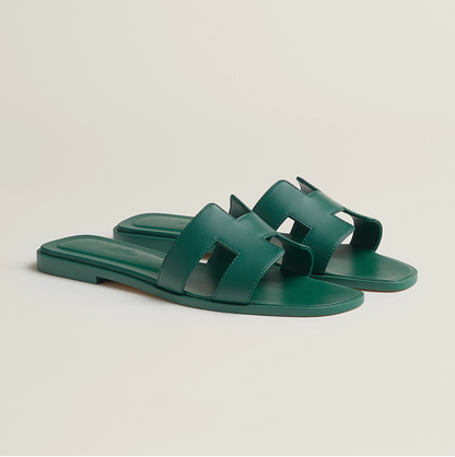 Alma green sandal