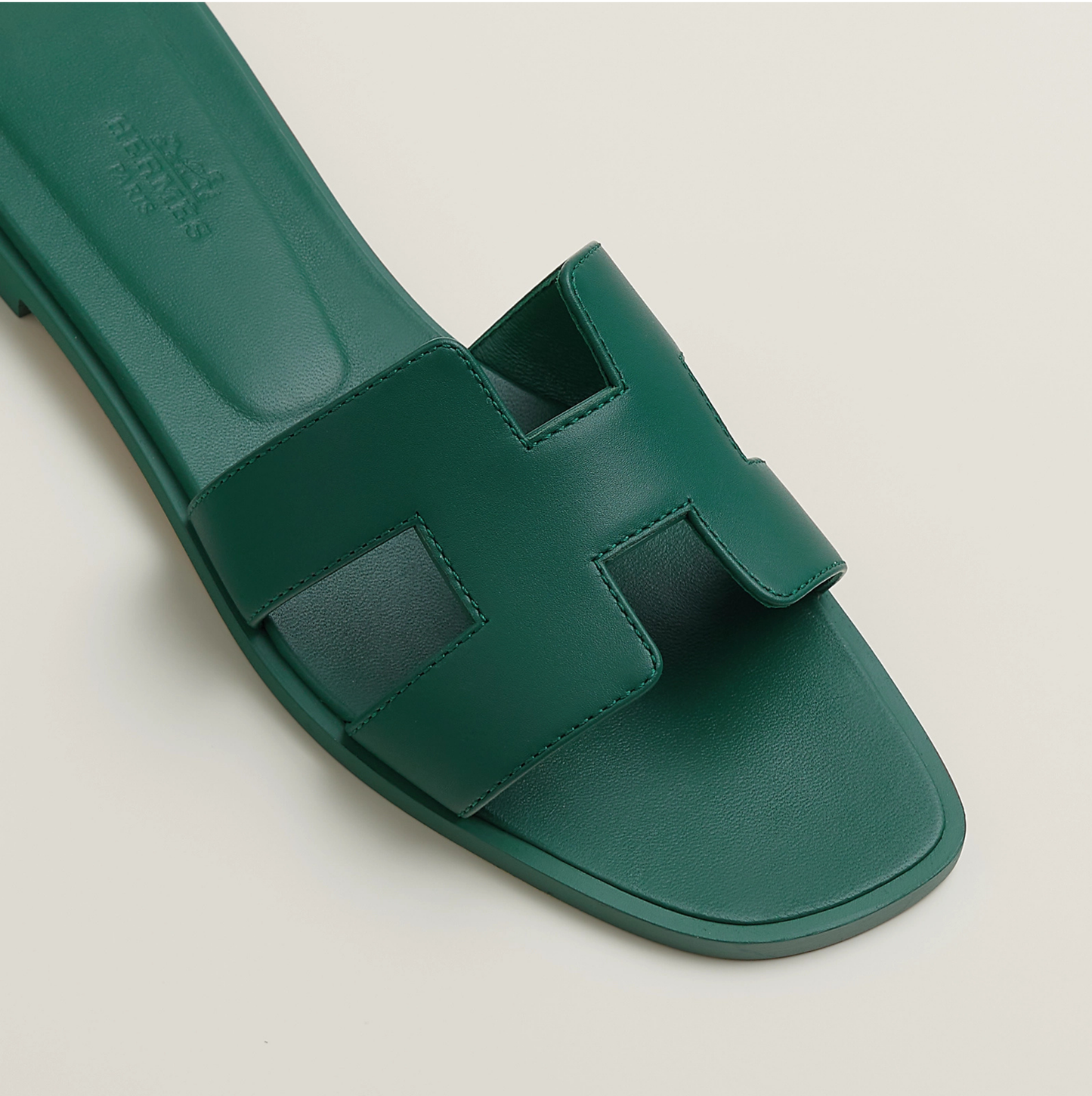Alma green sandal