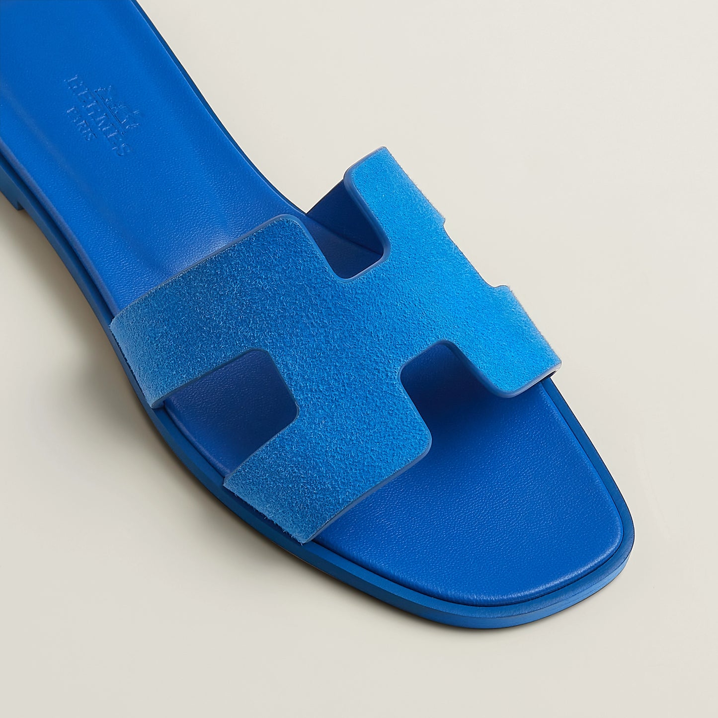 Alma sandal in Pacific blue