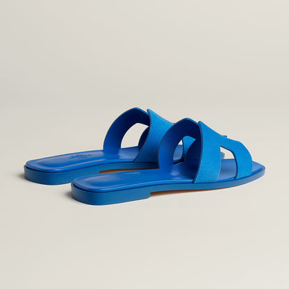 Alma sandal in Pacific blue