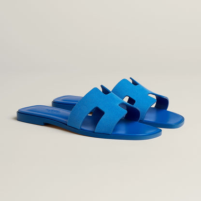 Alma sandal in Pacific blue